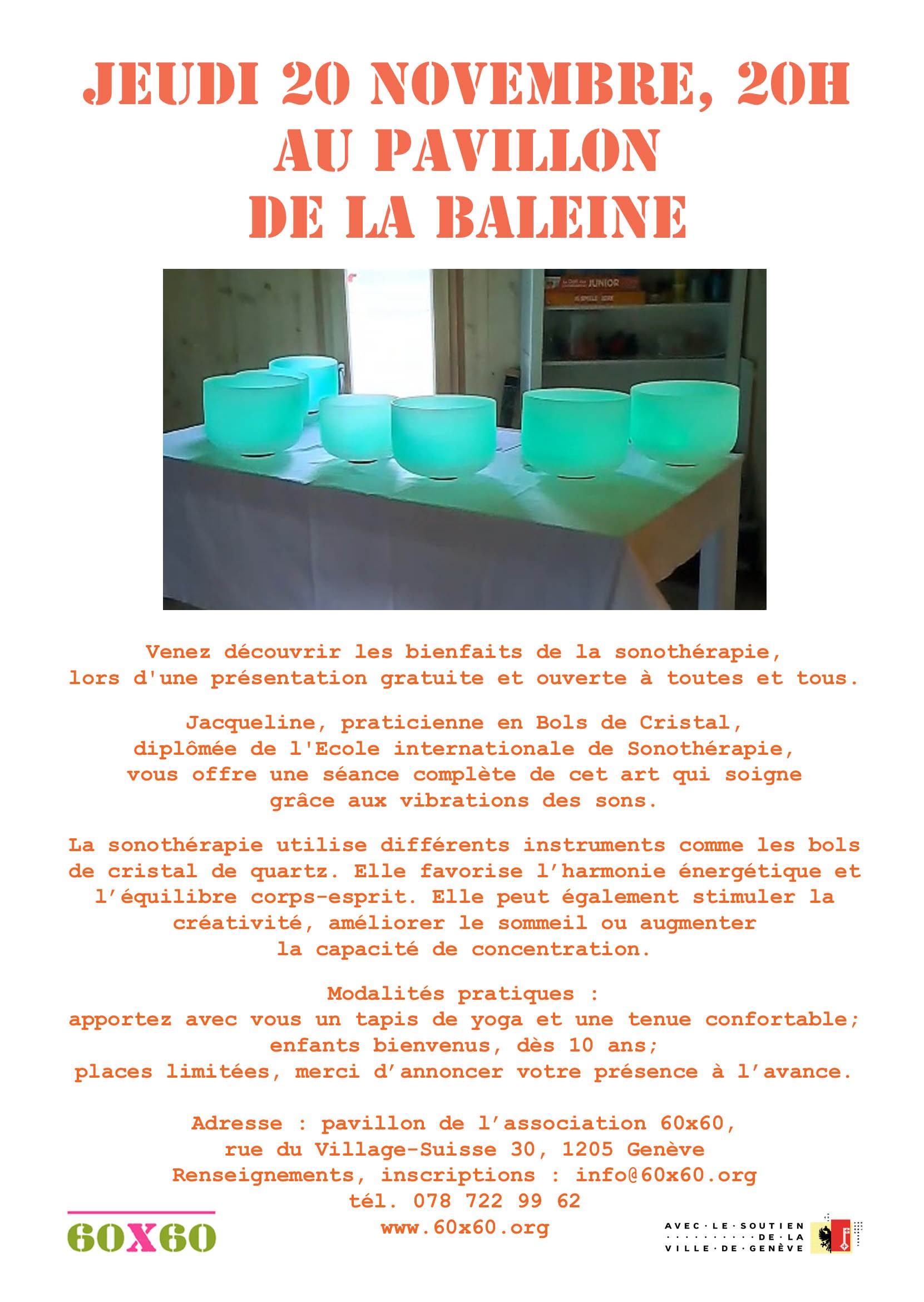 Affiche sonothérapie